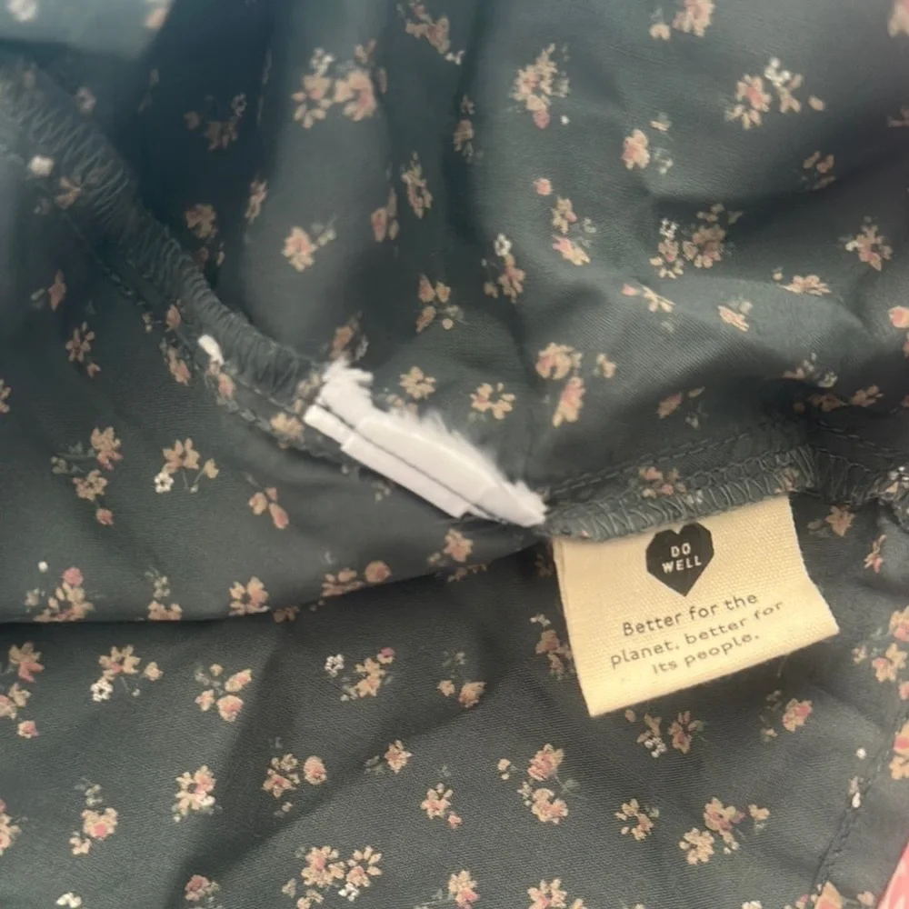Madewell Green Sleeveless Sundress Sweetheart Neckline